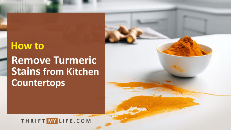 Remove Turmeric Stains from Kitchen Countertops