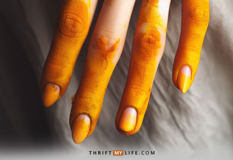 Remove Turmeric Stains from Nails