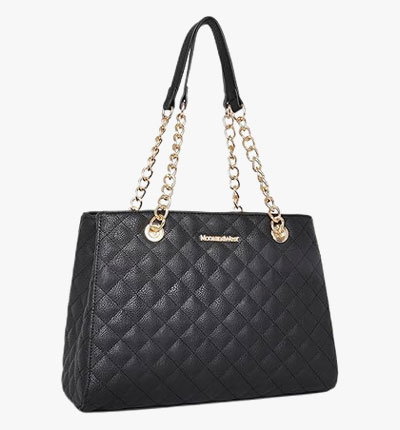 Montana West Classic Quilted Tote