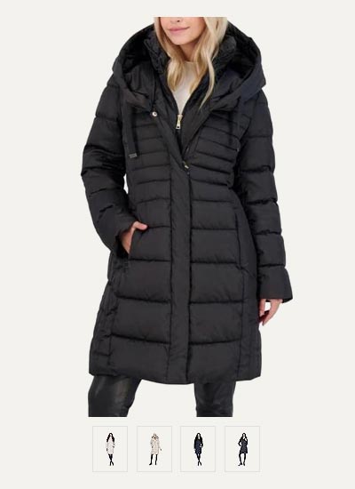 TAHARI Casey Fitted Puffer Coat for Women