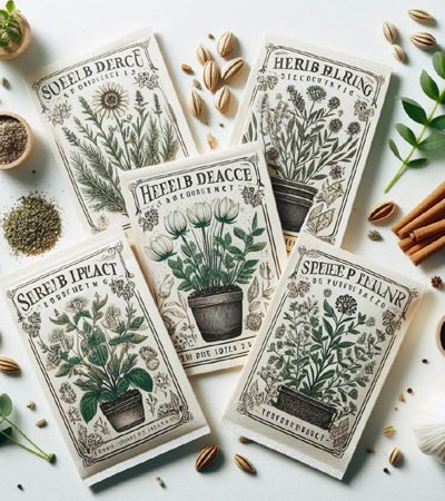 Organic Herb Seed Collection