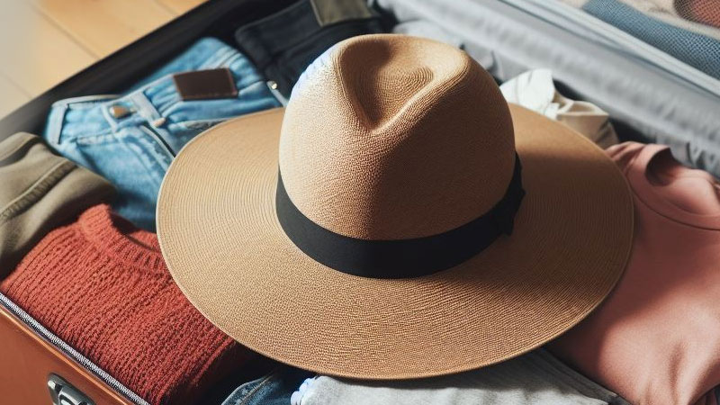 How to Pack a Floppy Hat in a Suitcase.