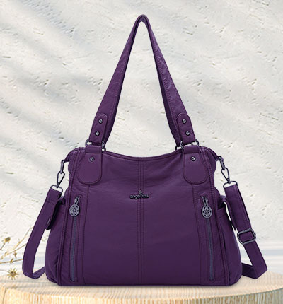 Angelkiss Purple Hobo Bag