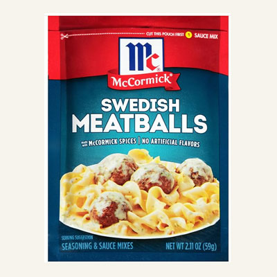McCormick Swedish Meatballs Seasoning & Sauce Mixes